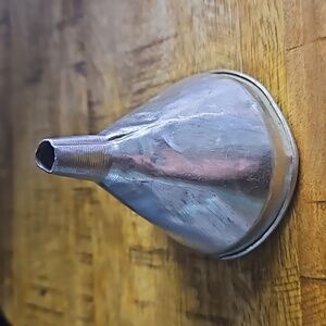 Vintage 3 inch aluminum funnel